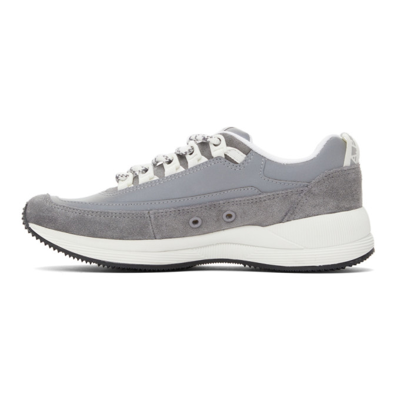Shop Apc Grey Reflective Jay Sneakers In Rab Argent