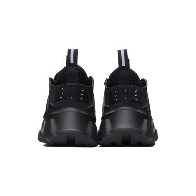 Shop Mcq By Alexander Mcqueen Black Orbyt Descender No.2 Sneakers In 1000 Black