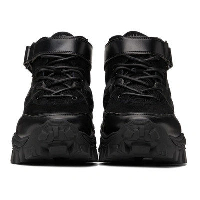 Shop Juunj High Combat Boots In 5 Black
