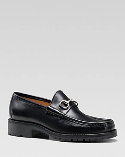 Gucci Horsebit Loafers In Leather In Black