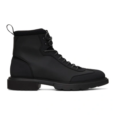 Shop Hugo Rubber Dart Halb Boots In 1 Black