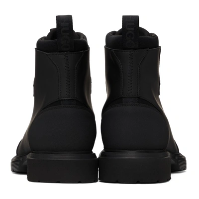 Shop Hugo Rubber Dart Halb Boots In 1 Black