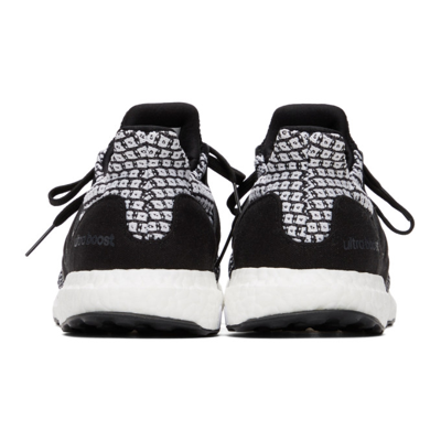 Shop Adidas Originals Black & White Ultraboost 5.0 Dna Sneakers In Core Black