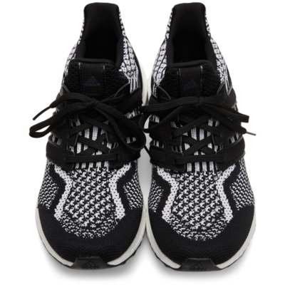Shop Adidas Originals Black & White Ultraboost 5.0 Dna Sneakers In Core Black