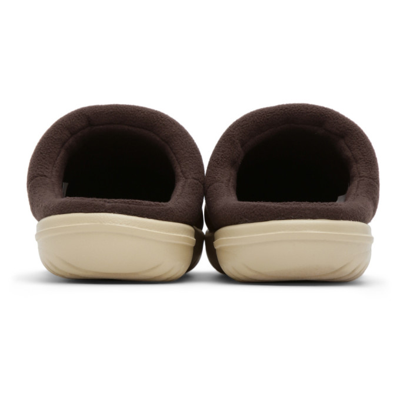 Shop Nike Brown  Burrow Sandals In Pecan/chile Red-brow