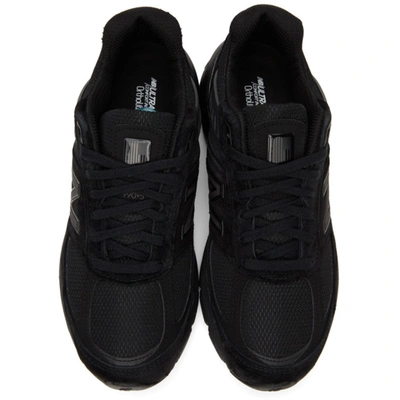 Shop New Balance Black Made In Us 990v5 Sneakers