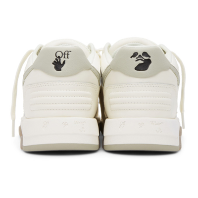 Shop Off-white & Taupe Out Of Office Sneakers In White/beige