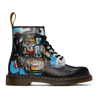 Shop Dr. Martens' Jean-michel Basquiat Edition 1460 Boots In Black