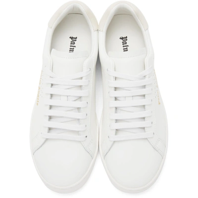 Shop Palm Angels White & Off-white Palm One Sneakers In White Prist