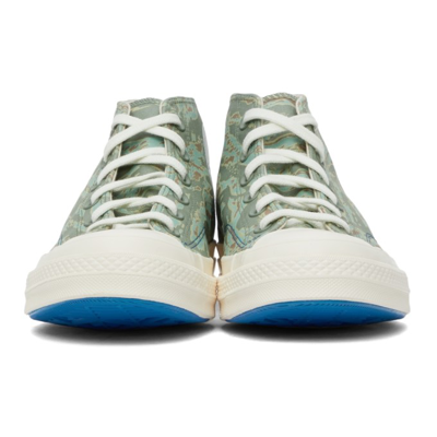 Shop Converse Undefeated Edition Chuck 70 Mid-top Sneakers In Spray/fossi