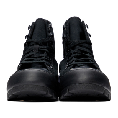 Shop Converse Black Chuck Taylor All Star Lugged High Sneakers In Black/black/black