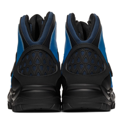Kiko Kostadinov Black & Blue Jehtra High-top Sneakers | ModeSens