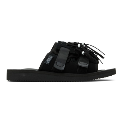 Shop Suicoke Black Hoto-scab Sandals
