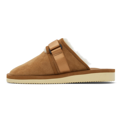 Shop Suicoke Brown Zavo-m2ab Sandals