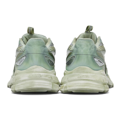 Shop Axel Arigato Green Dip-dye Marathon Sneakers In Belgian Block