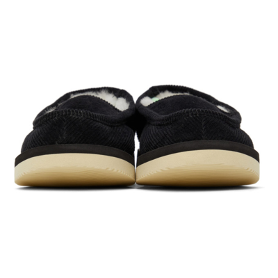 Shop Suicoke Ssd-comab Loafers In Black