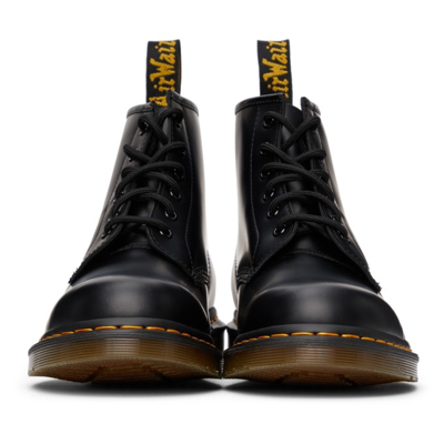 Shop Dr. Martens' Smooth 101 Boots In Black