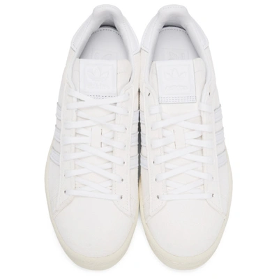 Shop Adidas Originals White Campus 80s Sneakers In White/beige