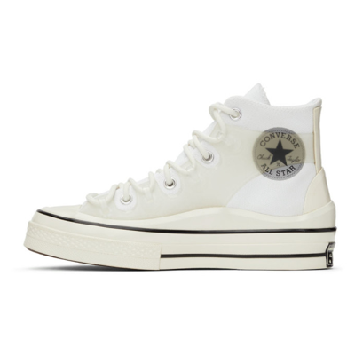 Shop Converse White Chuck 70 Utility Hi Sneakers In White/egret/black