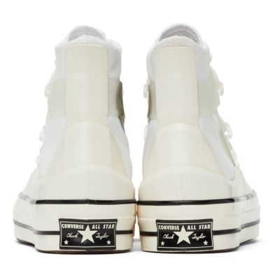 Shop Converse White Chuck 70 Utility Hi Sneakers In White/egret/black