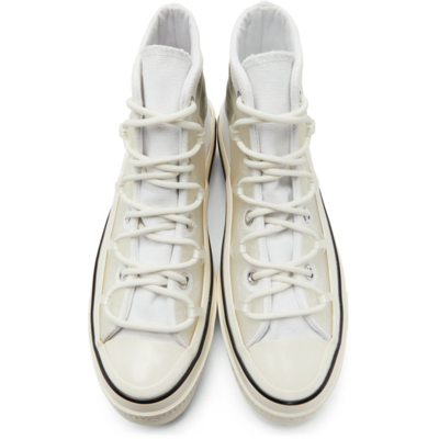 Shop Converse White Chuck 70 Utility Hi Sneakers In White/egret/black