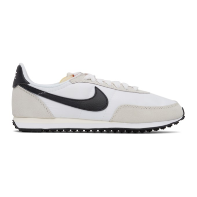 Shop Nike Beige & White Waffle Trainer 2 Sneakers In White/black-sail-sum