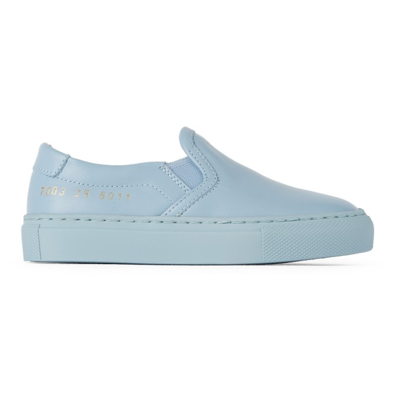 Shop Common Projects Kids Slip-on Sneakers In 6011 Powde