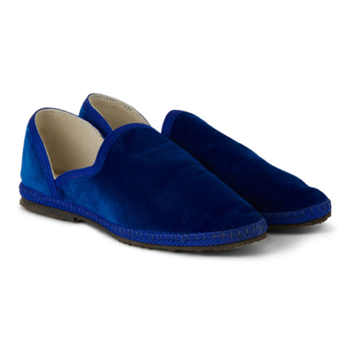 Shop The Row Kids Friulane Slippers In Klein Blue