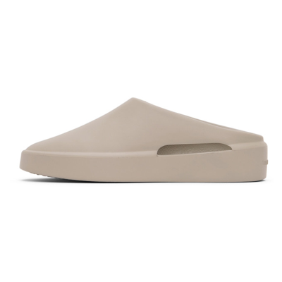 Shop Fear Of God Kids Taupe 'the California' Loafers In Concrete 995