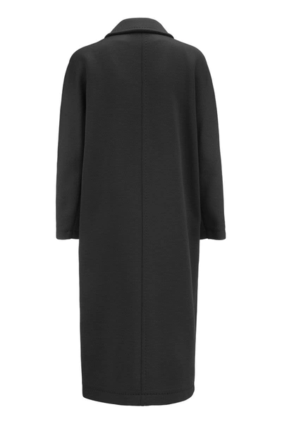 Shop Max Mara Madame2 - Double-breasted Coat In Black