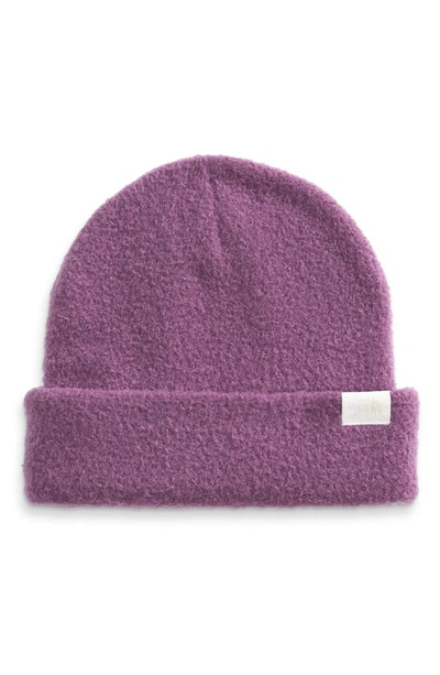 Shop The North Face City Plush Beanie In Pikes Purple