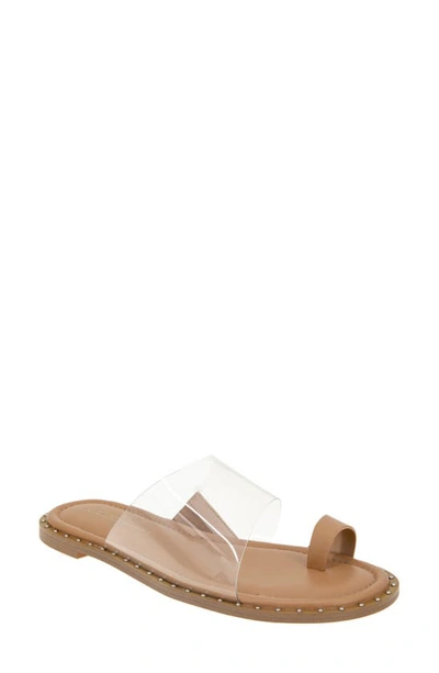 Shop Bcbgeneration Zinda Sandal In Clear Tan