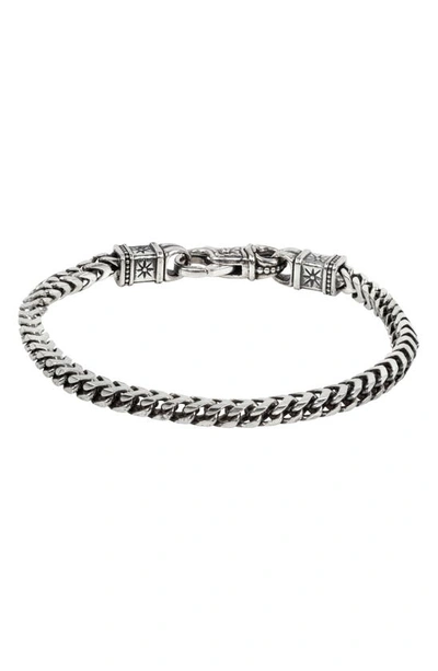 Shop Konstantino Perseus Box Chain Bracelet In Silver