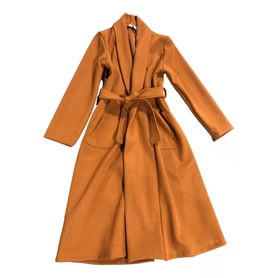 Pre-owned Mangano Coat In Brown