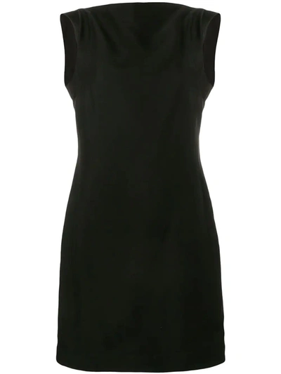 Shop Calvin Klein 205w39nyc Open Back Short Dress In Black