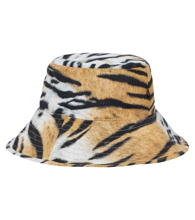 Shop Molo Nadia Tiger-print Bucket Hat In Tiger Stripes