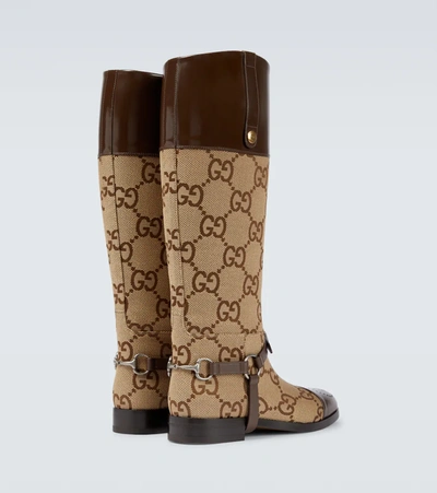Gucci Original GG Canvas Over-the-knee Boot in Natural