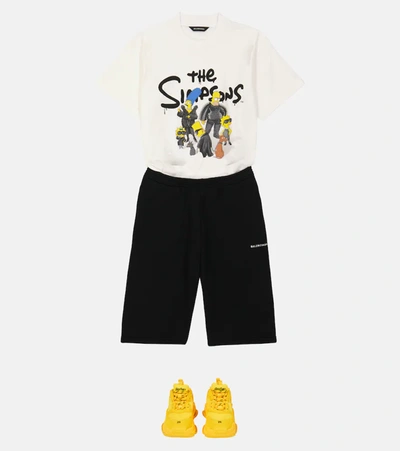 Shop Balenciaga X The Simpsons Tm & © 20th Television Cotton T-shirt In White