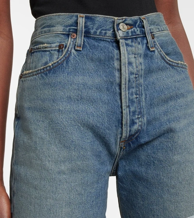 Shop Agolde Pieced 90s Pinch Waist Jeans In Navgt Dtx