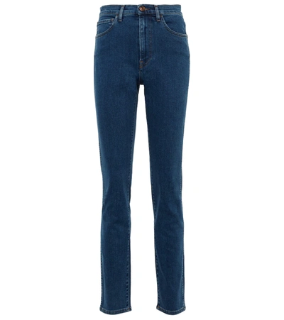 Shop 3x1 N.y.c. Straight Authentic Cropped Jeans In Blue