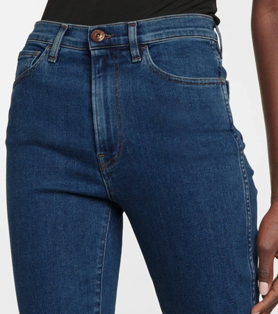 3x1 N.y.c. Straight Authentic Cropped Jeans In Blue