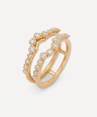 Shop Annoushka 18ct Gold Marguerite Diamond Jacket Ring