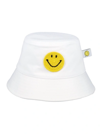 Shop Philosophy Di Lorenzo Serafini Smiley Bucket Hat In White