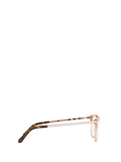 Shop Burberry Eyeglasses In Peach