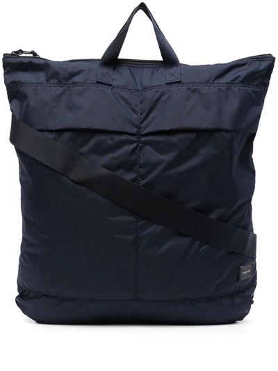 Shop Porter-yoshida & Co Tanker Multi-pocket Tote Bag In Blue