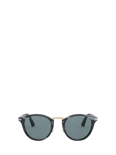 Shop Persol Sunglasses In Striped Black