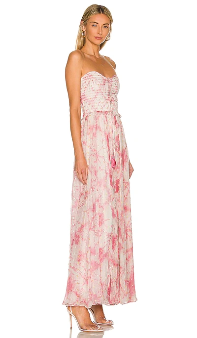 Rococo Sand Ava Strapless Maxi Dress In Rosewood | ModeSens