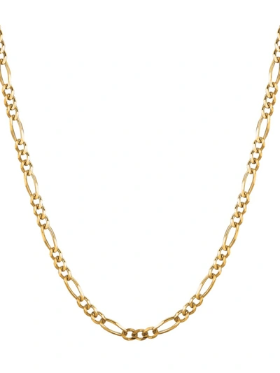 Shop Saks Fifth Avenue Men's 14k Yellow Gold Classic Figaro Chain Necklace/24"