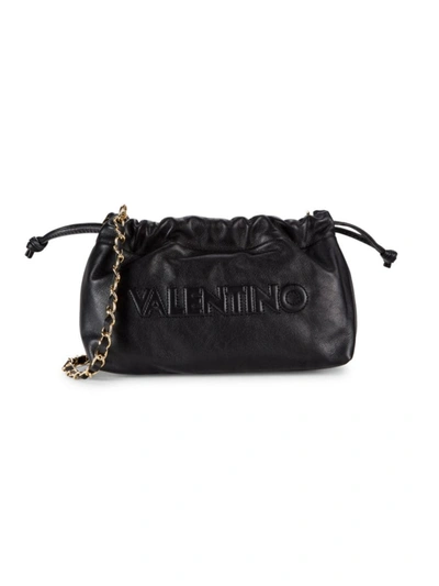  Valentino Bags by Mario Valentino Harper Embossed Black One  Size : Clothing, Shoes & Jewelry
