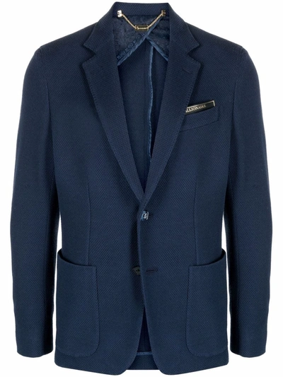 Billionaire Tailored-fit Single-breasted Blazer In Blau
